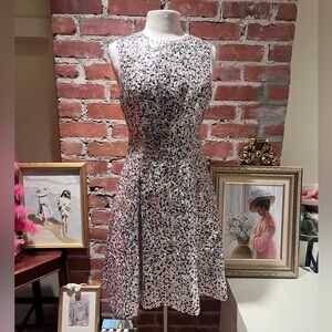 Kate Spade Blush & Silver Sequin Emma All That Glitters Sleeveless A-Line Dress